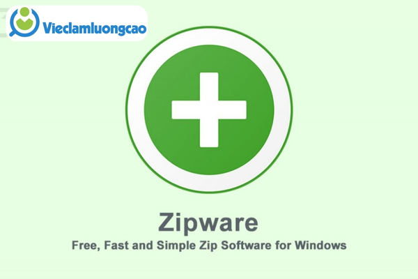 Dùng Zipware để giải nén