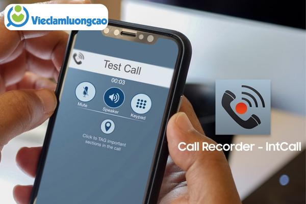 Cách ghi âm cuộc gọi trên iphone khi sử dụng ứng dụng IntCall - Call Recorder
